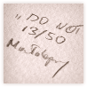 michal malolepszy, do not touch, signature